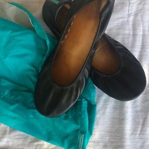 Black Leather Tieks
